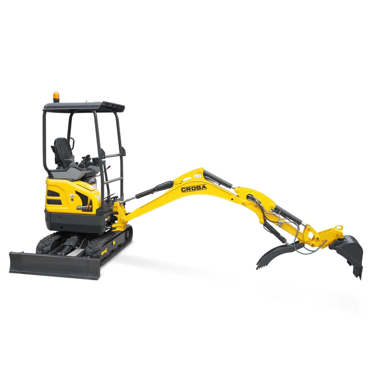 Mini Compact Excavator Kubota D902 Engine, 95" Max. Digging Depth, 1.7 Ton, 4190 LBS Operating Weight, MEC17PRO