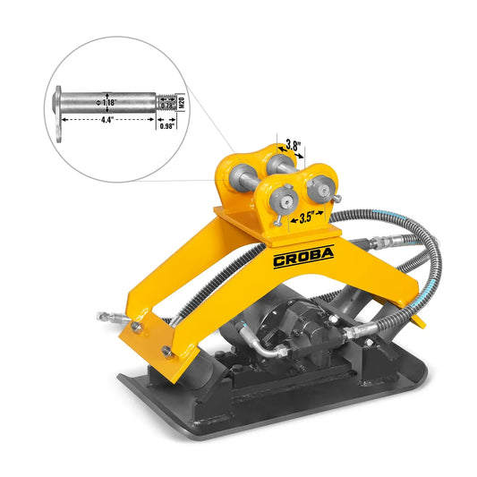 Compactor for Mini Compact Excavator MEC17, MEC17PRO (SKU: 150533; 150534)