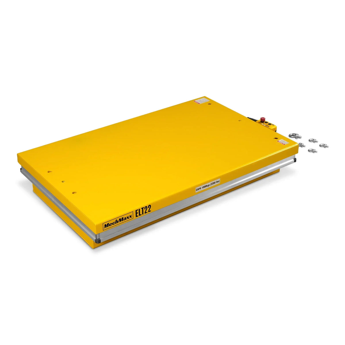 2200lb Capacity Stationary Electric Hydraulic Lift Table , 51.2" x 32.3" Platform, 39.4" Lift Height , UL Certified Motor, ELT22