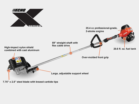Echo BRD-2620 straight-shaft bed redefiner