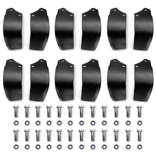 ( 1 Pack / 12 Pcs ) Blades for MRT Rotary Tiller (for SKU: 201110; 201112; 201113)