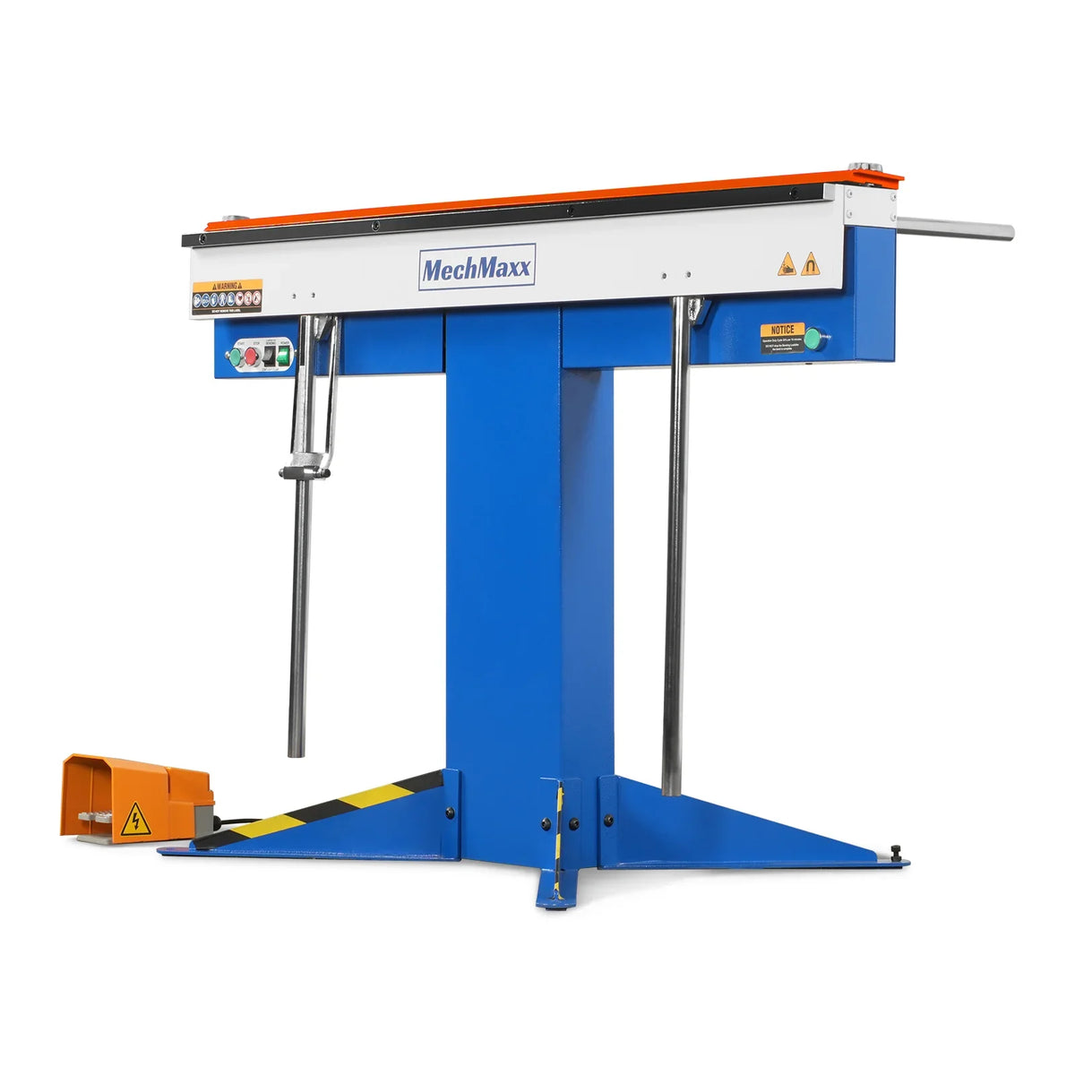 48'' Industrial Magnetic Pan and BOX Heavy Duty Sheet Metal Brake 20 Gauge Capacity Shear Press Brake, MSMB1250E