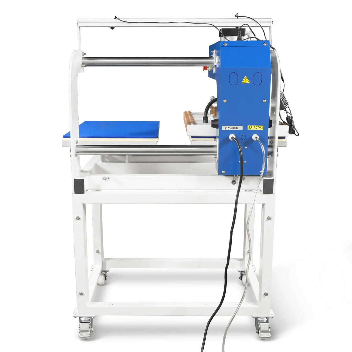 16x24 Inch Commercial Pneumatic Dual Platen Heat Press - Infrared Positioning Auto Lift Sublimation Transfer Machine with Full Touch LCD Screen (110V 2.2HP)