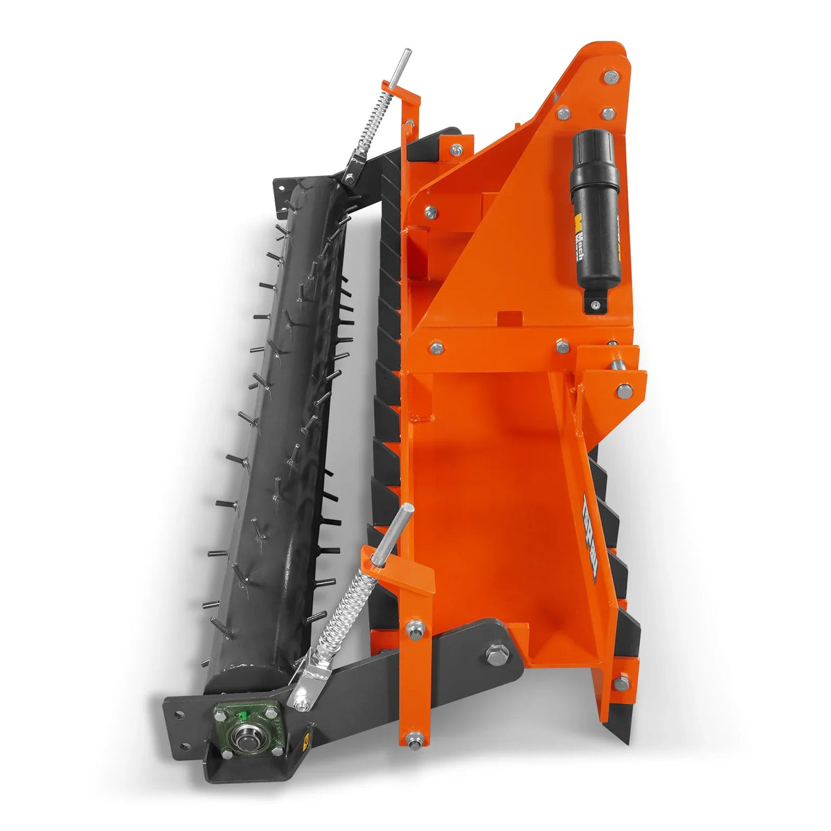 84" Heavy Duty Soil Pulverizer, Single Spiked Roller, 29 Shanks, Category 1 and 2, 3 Point Hitch Tractor Attachment, TSP84