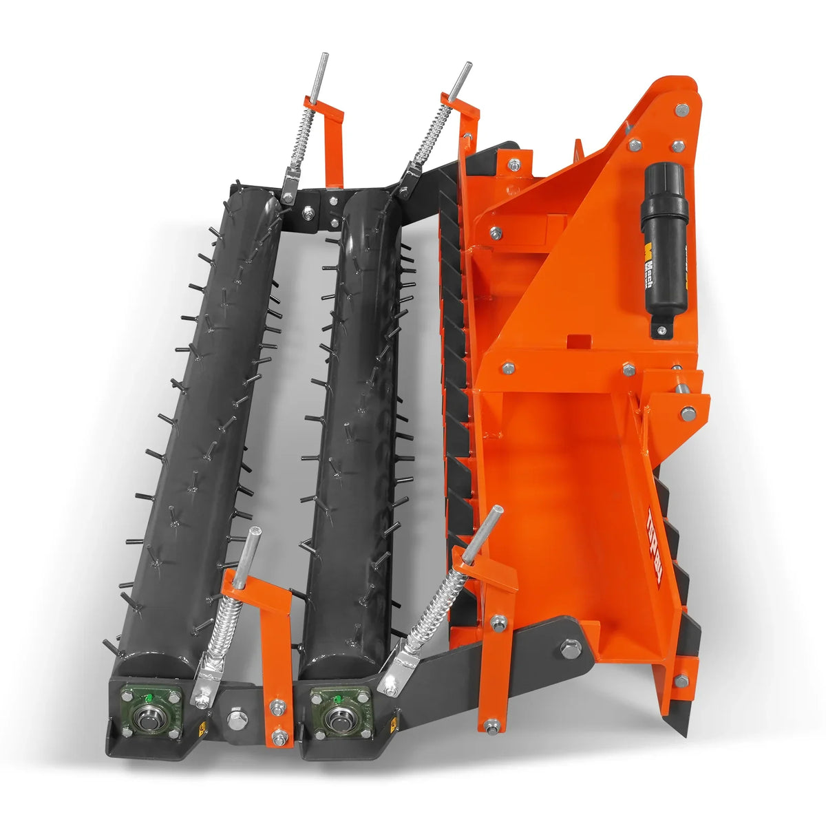 84" Heavy Duty Soil Pulverizer, Double Spiked Roller, 29 Shanks, Category 1 and 2, 3 Point Hitch Tractor Attachment, TSP84D