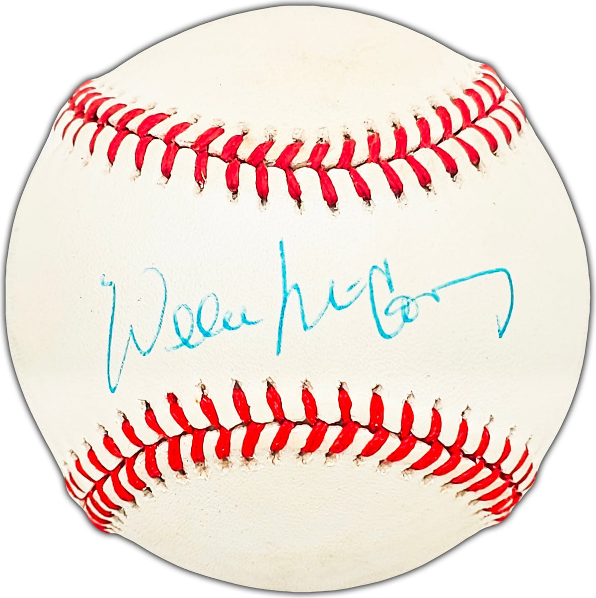Willie McCovey Autographed Official NL Baseball San Francisco Giants Beckett BAS #BK44453