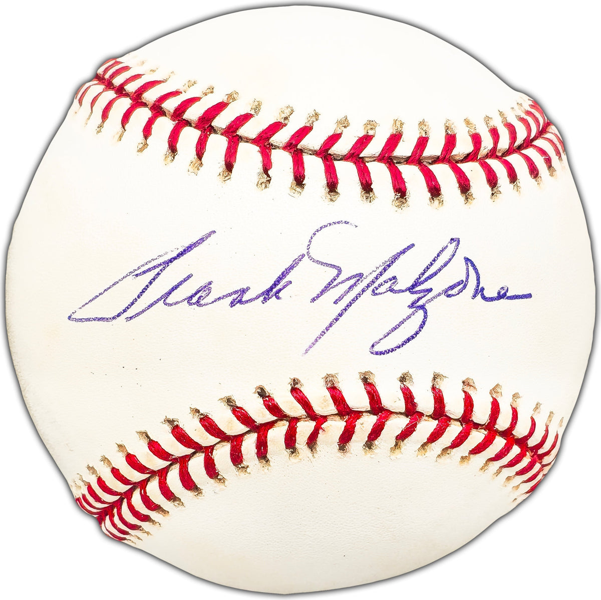Frank Malzone Autographed Official MLB Baseball Boston Red Sox Beckett BAS #BK44573