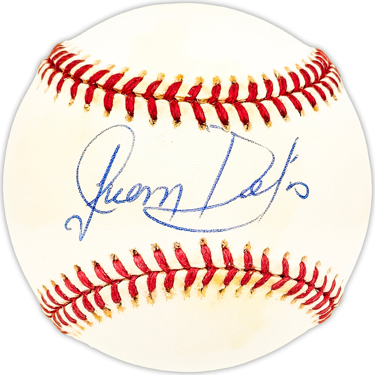 Juan Delis Autographed Official AL Baseball Senators, Cuba Beckett BAS QR #BM25481