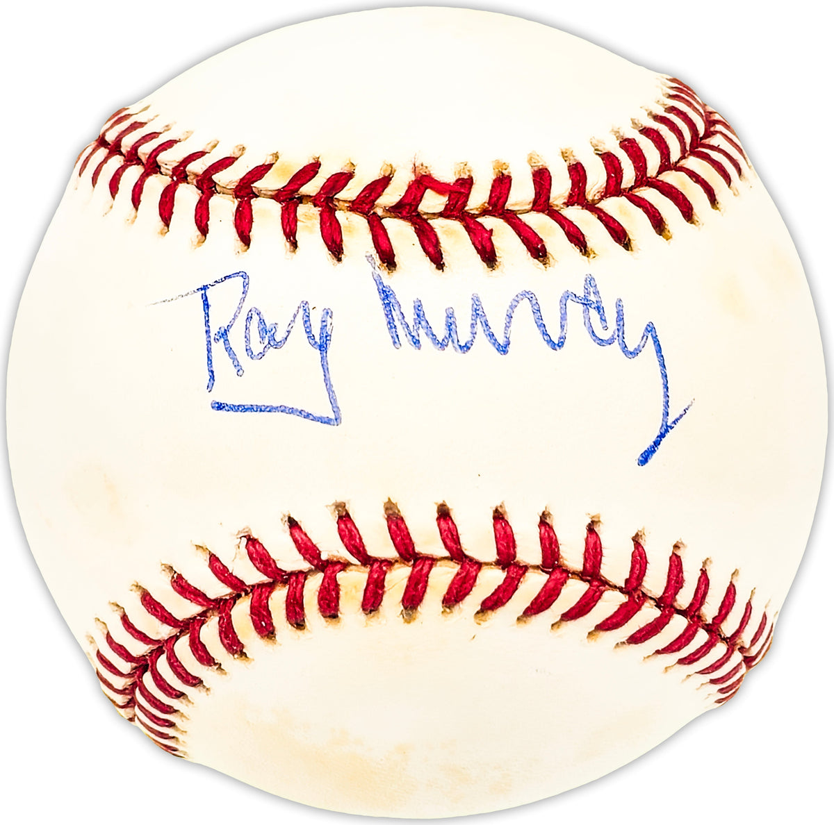 Ray Murray Autographed Official AL Baseball Cleveland Indians, Baltimore Orioles Beckett BAS QR #BM25738