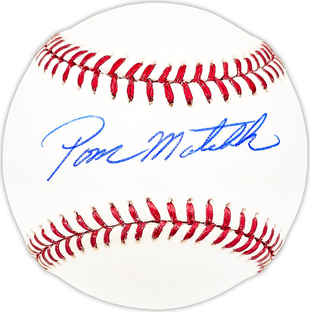 Tom Matchick Autographed Official MLB Baseball Detroit Tigers, Boston Red Sox Beckett BAS QR #BM25015