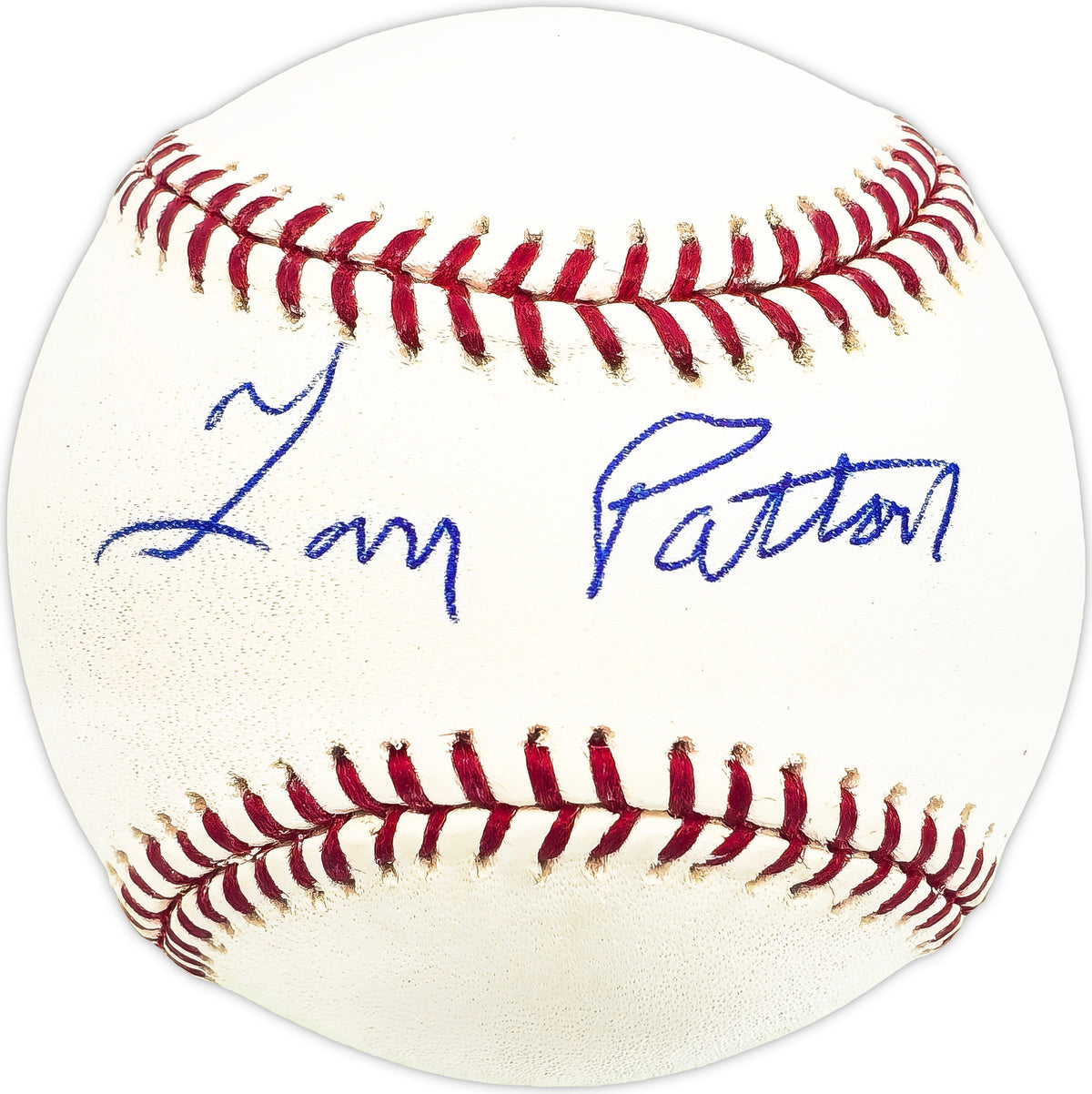Tom Patton Autographed Official MLB Baseball Baltimore Orioles Beckett BAS QR #BM25952