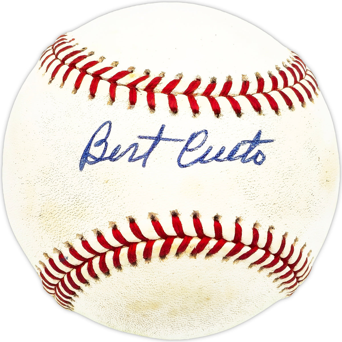 Bert Cueto Autographed Official AL Baseball Twins, Cuba Beckett BAS QR #BM17816