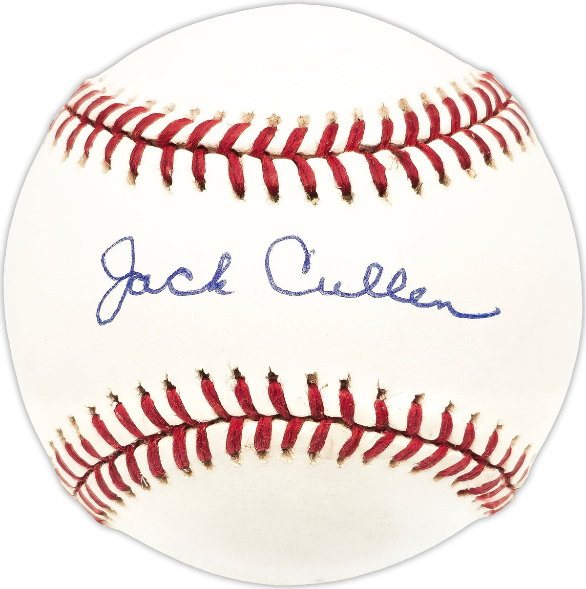 Jack Cullen Autographed Official AL Baseball New York Yankees Beckett BAS #F26312