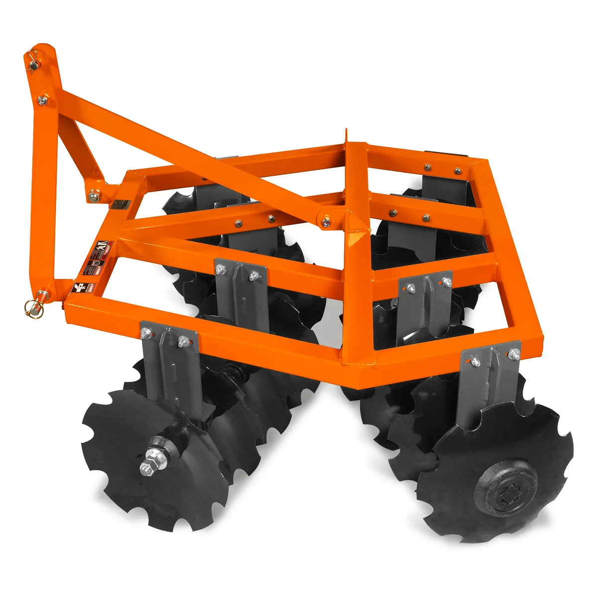 60" Tractor Notched Disc Harrow Disc Plow 3 Point Hitch, DH60