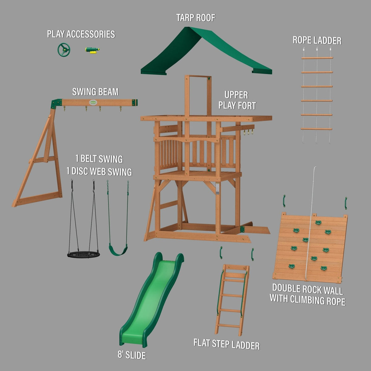 Grayson Peak Swing Set