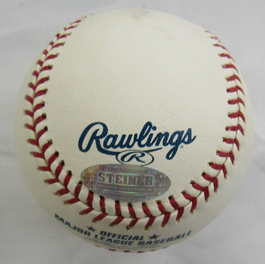 Monte Irvin Signed Rawlings Baseball Steiner Hologram