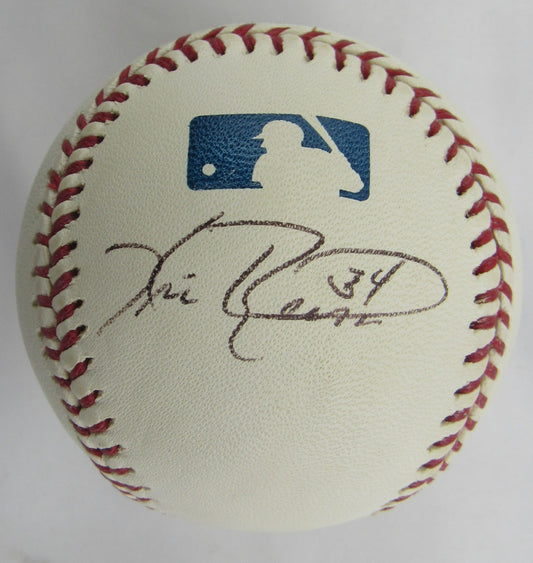 Rodrigo Lopez Bruce Chen Kris Benson +3 Signed Auto Rawlings Baseball B159
