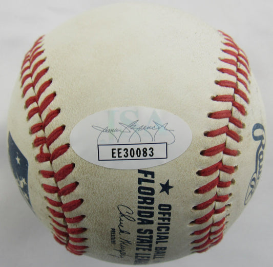 Jed Lowrie Signed Auto Rawlings Baseball JSA EE30083 B168