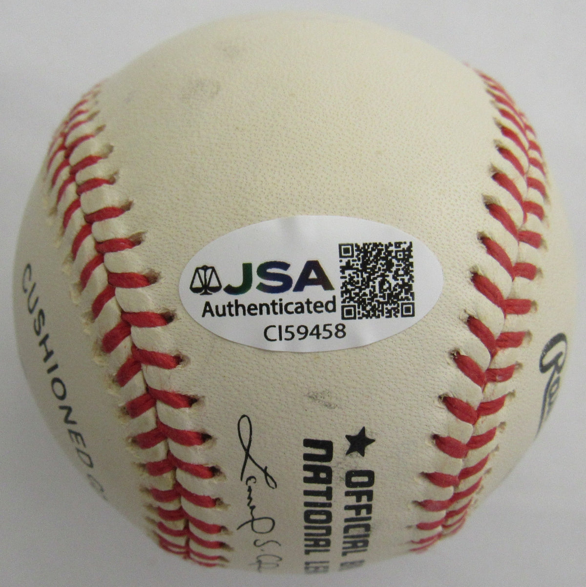 Albert Belle Signed Auto Baseball JSA CI59458