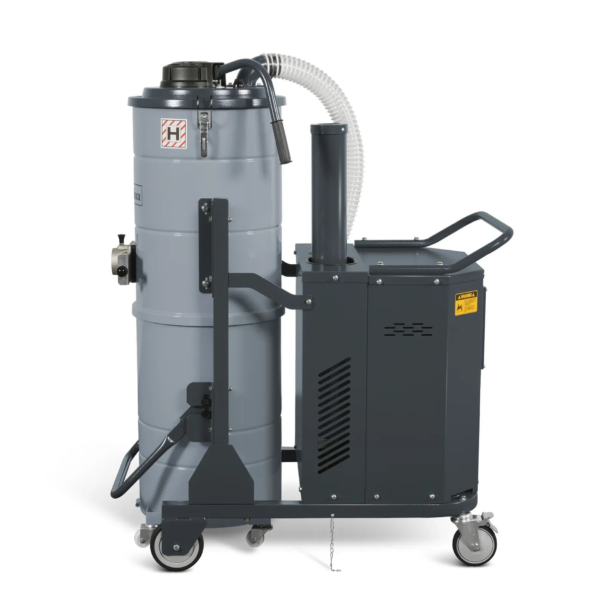 Industrial Wet/Dry Vacuum Cleaner with HEPA Filter Continuous Duty 8.6 HP 364 CFM 26.4 Gallon - 230V 3Phase, IVB230