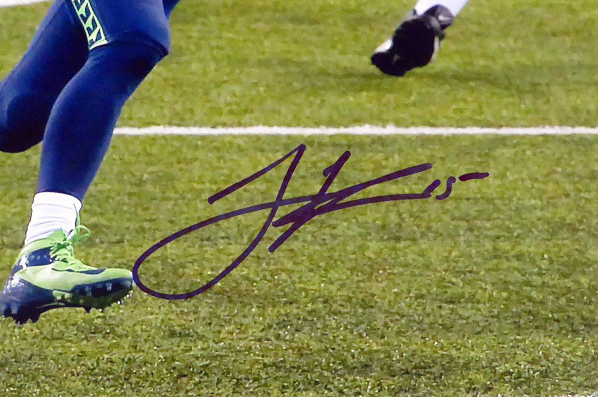 Jermaine Kearse Autographed 16x20 Photo Seattle Seahawks SB XLVIII TD MCS Holo Stock #106299