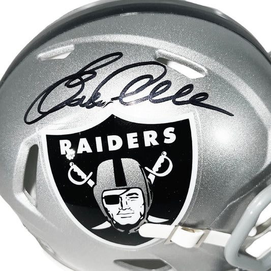 Eric Allen Signed Las Vegas Raiders Speed Mini Football Helmet (Beckett)