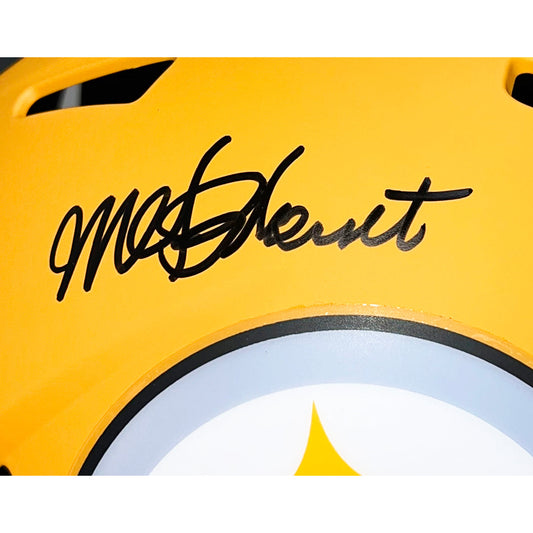 Mel Blount Signed Pittsburgh Steelers Alt 2025 Speed Full-Size Replica Football Helmet (Beckett)