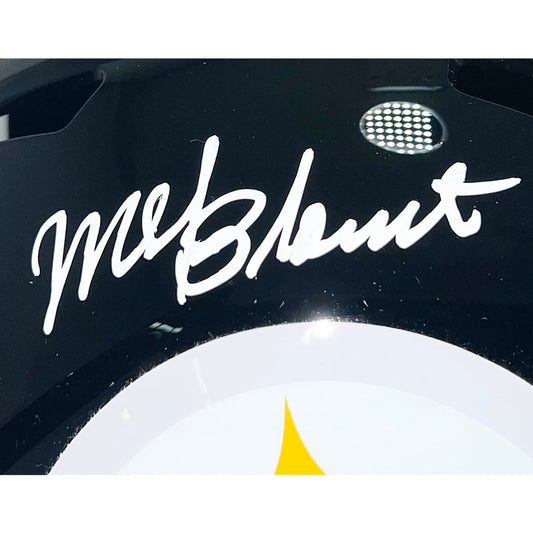 Mel Blount Signed Pittsburgh Steelers Throwback 63-76 Speed Full-Size Replica Football Helmet (Beckett)