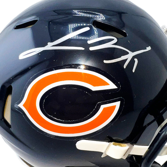 Lance Briggs Signed Chicago Bears Speed Mini Football Helmet (JSA)