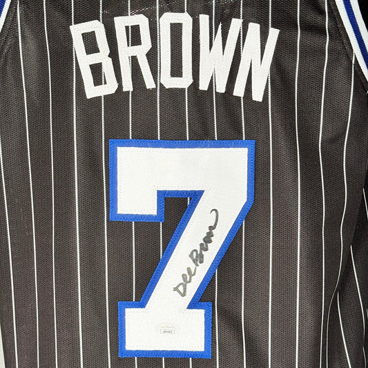 Dee Brown Signed Orlando Black Basketball Jersey (JSA)