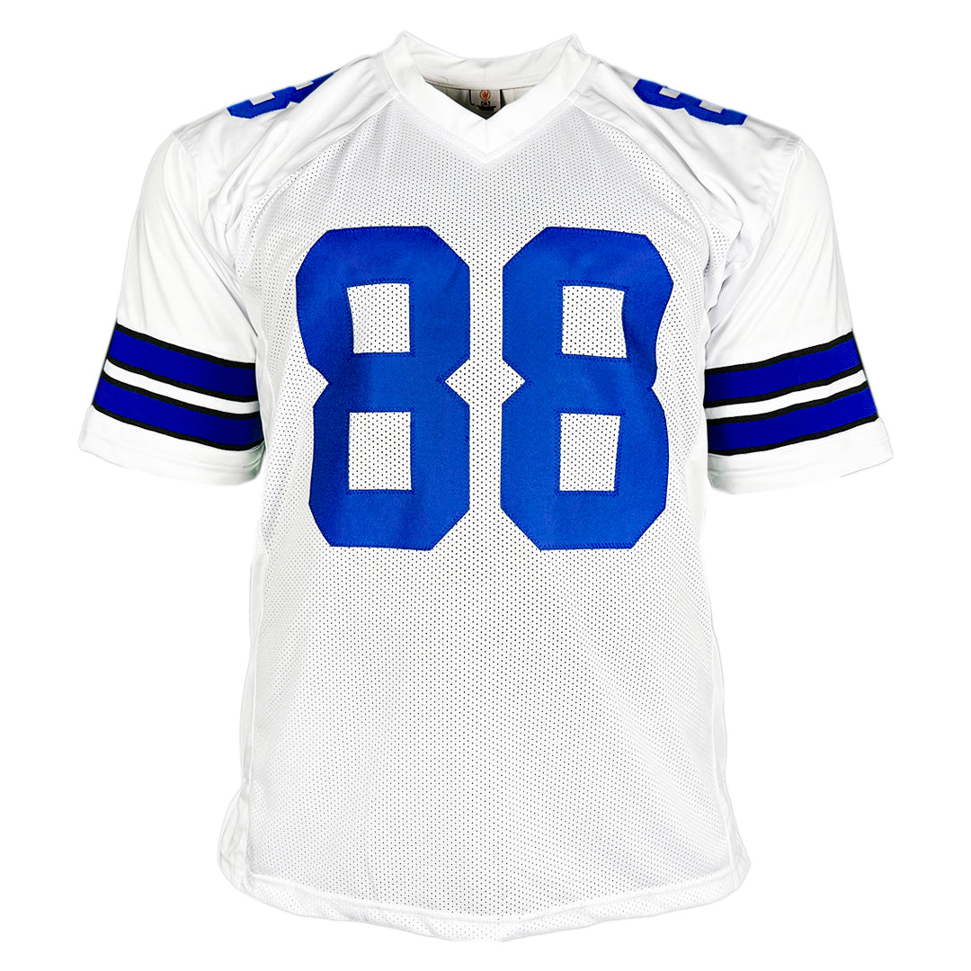 Dez Bryant Signed Dallas White Football Jersey (Beckett)