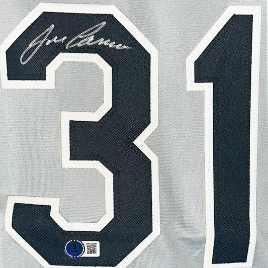 Jose Canseco Signed Chicago Grey Baseball Jersey (Beckett)