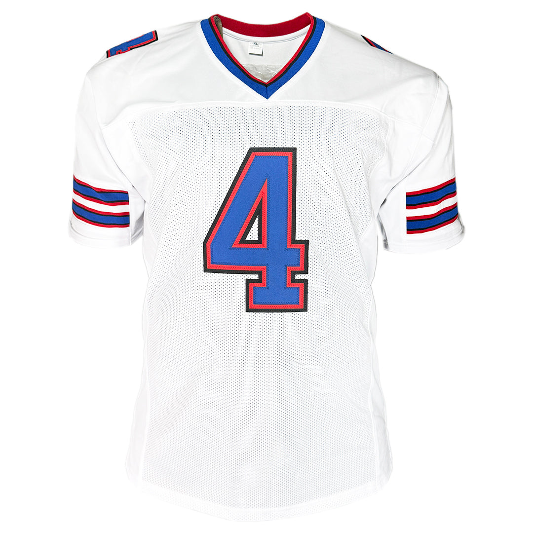 James Cook Signed Buffalo White Football Jersey (Beckett)