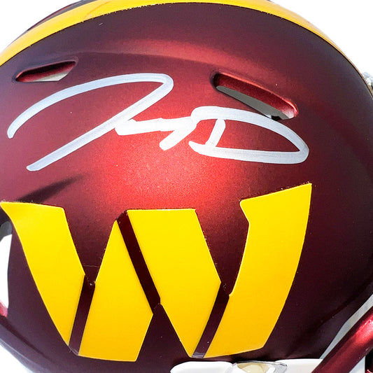 Jayden Daniels Signed Washington Commanders Speed Mini Football Helmet (Fanatics)