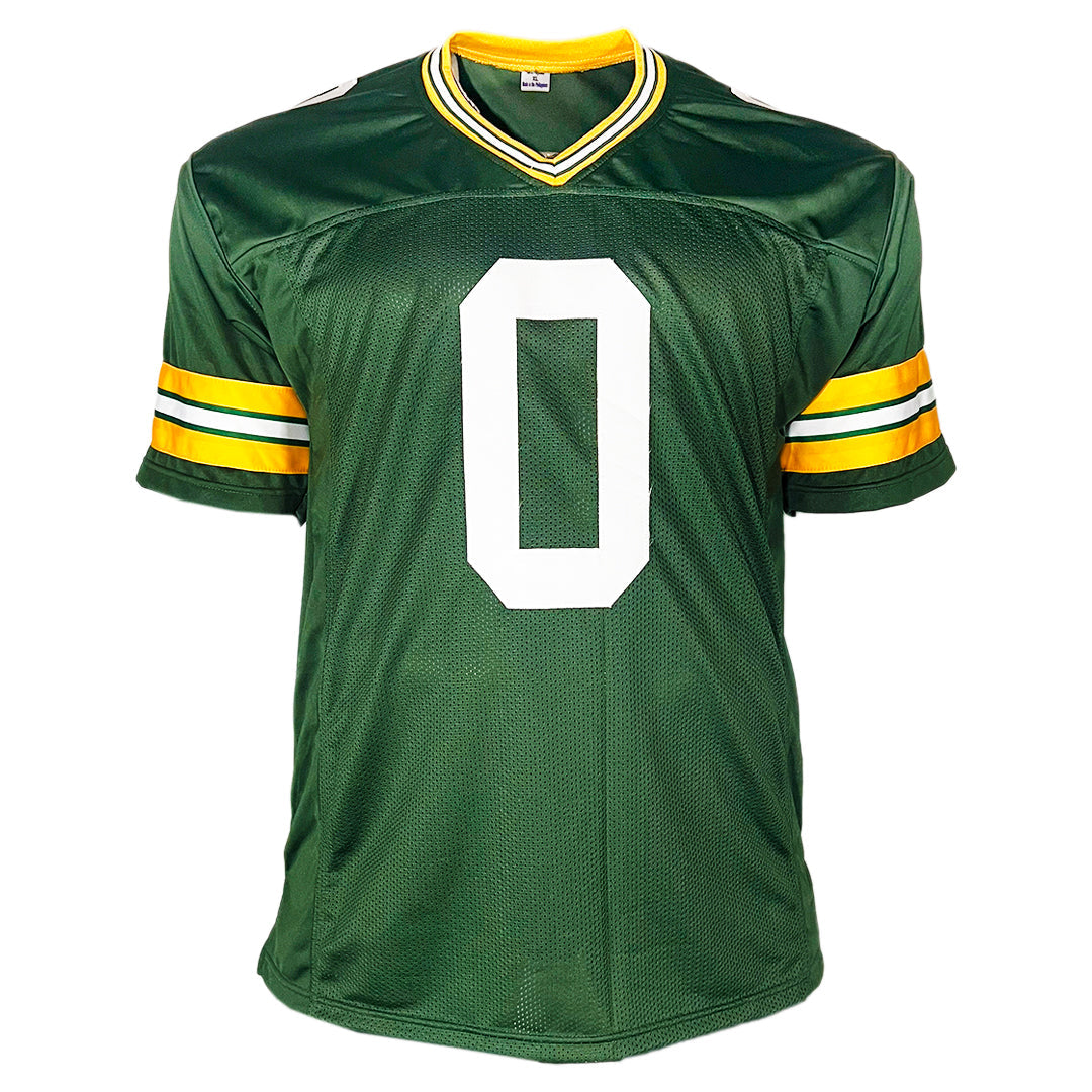 Matthew Golden Signed Green Bay Green Football Jersey (Beckett)