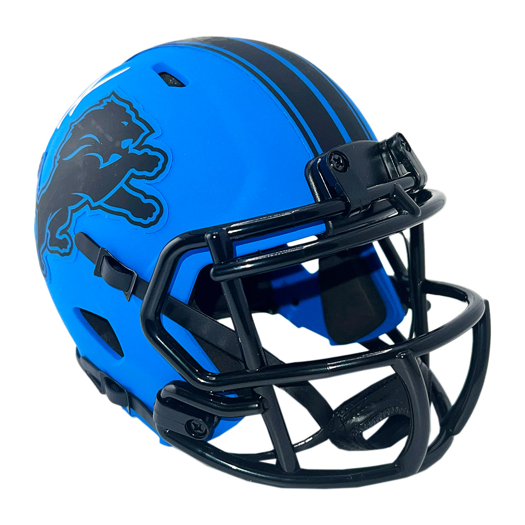 Aidan Hutchinson Signed Detroit Lions Rave Mini Football Helmet (Beckett)