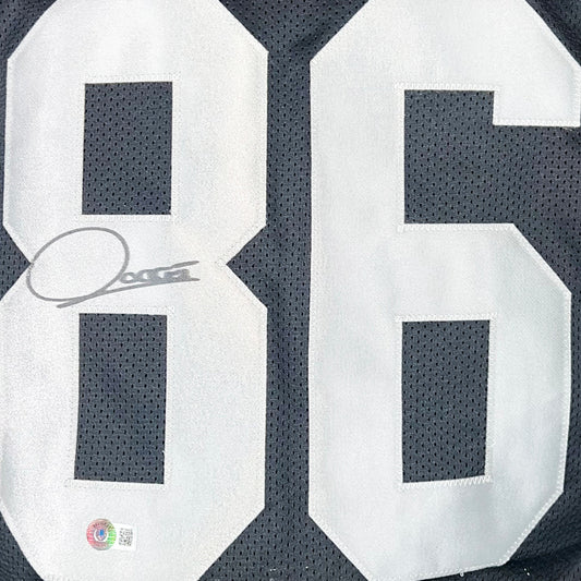 Rocket Ismail Signed Las Vegas Black Football Jersey (Beckett)