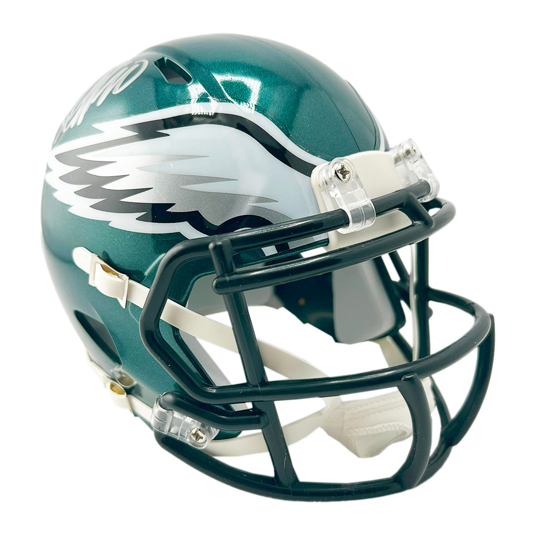 Desean Jackson Signed Philadelphia Eagles Speed Mini Football Helmet (Beckett)