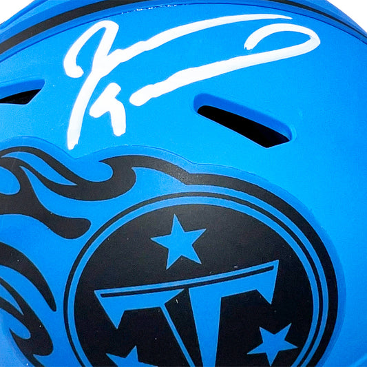 Jevon Kearse Signed Tennessee Titans Rave Mini Football Helmet (JSA)