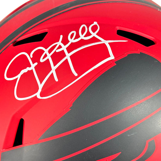 Jim Kelly Signed Buffalo Bills Rave Full-Size Replica Football Helmet (JSA)