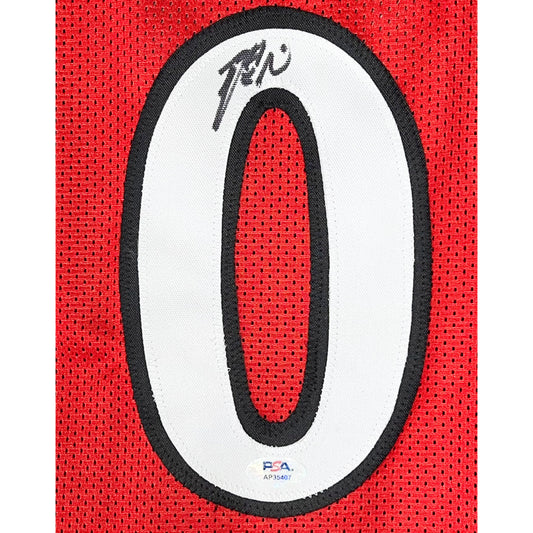Damian Lillard Signed Portland Red Basketball Jersey (PSA)