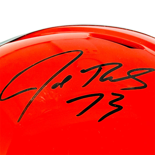 Joe Thomas Signed Cleveland Browns Authentic Speed Full-Size Football Helmet (JSA)
