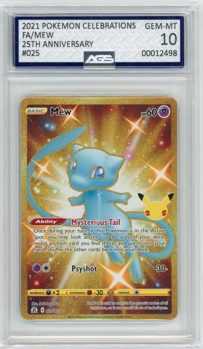 AGS (GEM-MT 10) Mew #25 - Celebrations (#00012498)