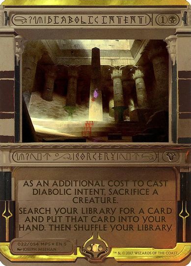 Diabolic Intent (22) [Masterpiece Series: Amonkhet Invocations]