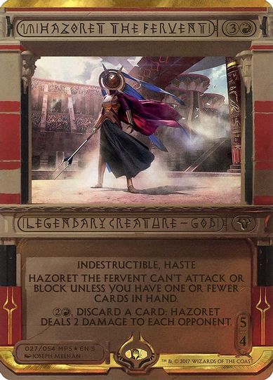 Hazoret the Fervent (27) [Masterpiece Series: Amonkhet Invocations]