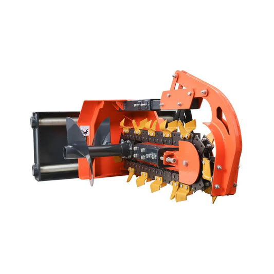 MechMaxx 28'' Side Shaft Trencher Skid Steer Attachment
