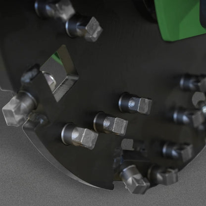 3-Point Hitch PTO Stump Grinder with 34 Carbide Teeth (PTO Shaft Included with Slip Clutch),  for 15-45HP Tractor; SG24