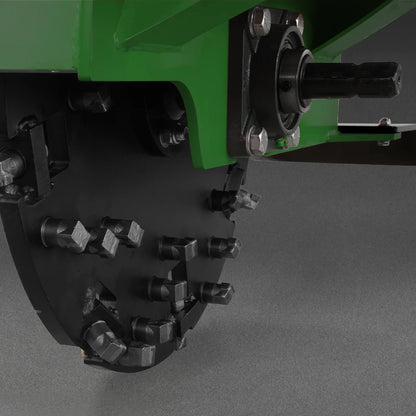 3-Point Hitch PTO Stump Grinder with 34 Carbide Teeth (PTO Shaft Included with Slip Clutch),  for 15-45HP Tractor; SG24