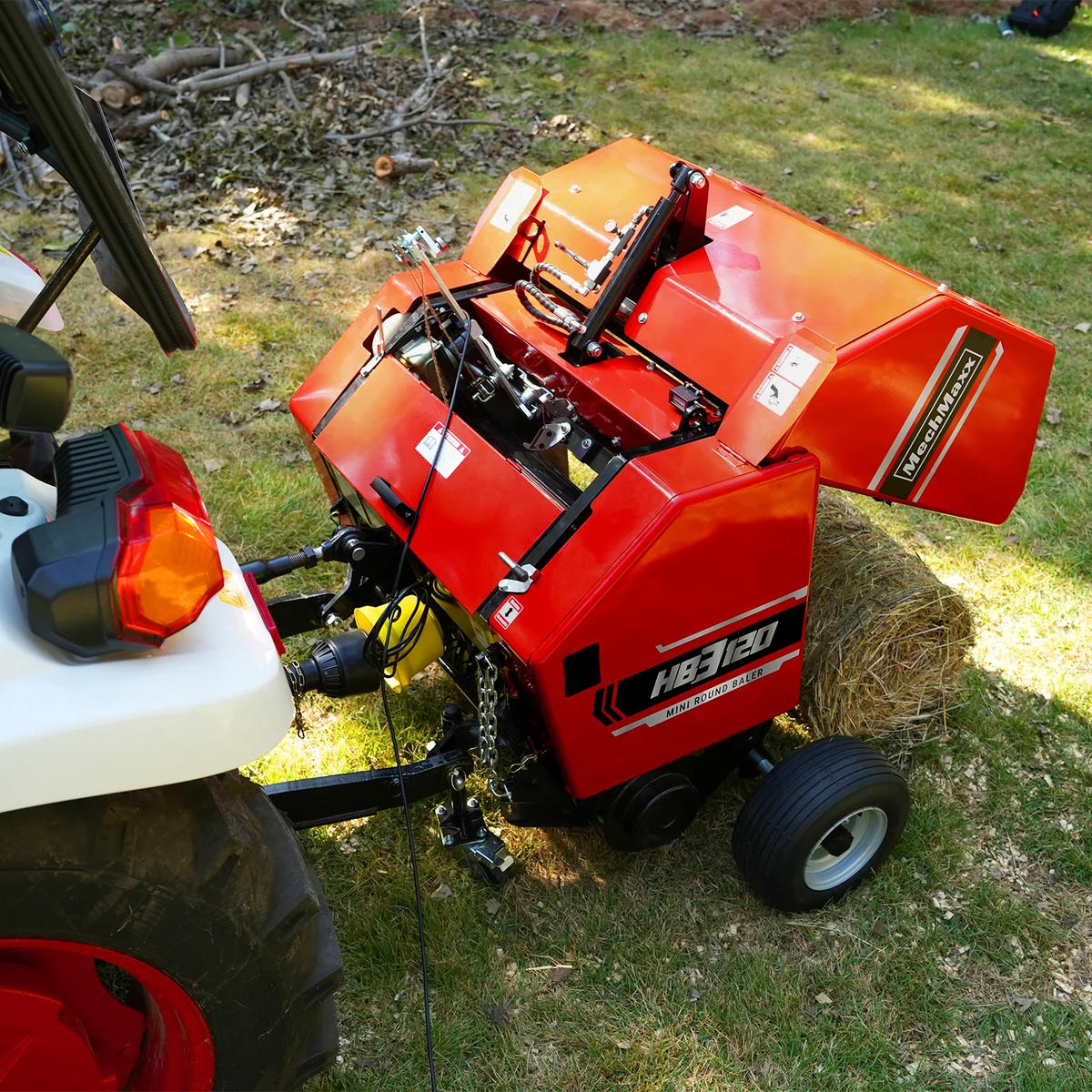 Hay Baler & Hay Wrapper & Hay Rake Tedder  Bundle,  HB3120,  HW20,  HT100