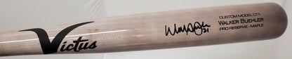 Walker Buehler Autographed Blonde Victus Game Model Bat Los Angeles Dodgers Beckett BAS QR Stock #193767